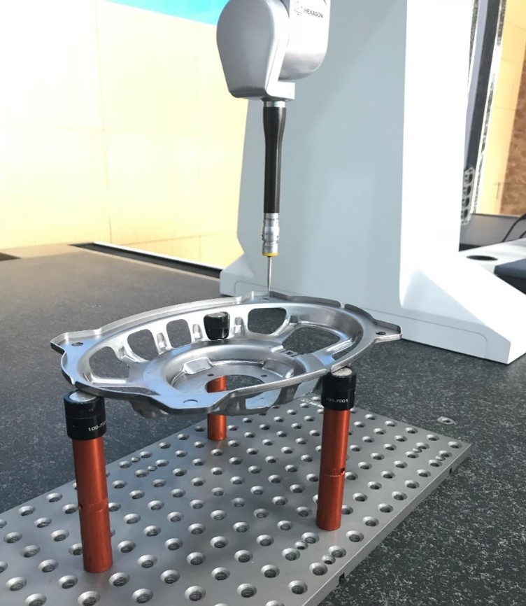 如何使用三坐標(biāo)測量音響喇叭盆架各項尺寸是否合格？