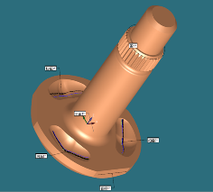 如何測量汽車剎車零部件異形槽中的三維曲線輪廓？